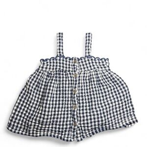 Gingham babydoll top💙